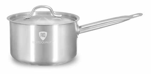 Rondel ze stali nierdzewnej 3,8 l | 200x120 mm | z pokrywką RQ22013