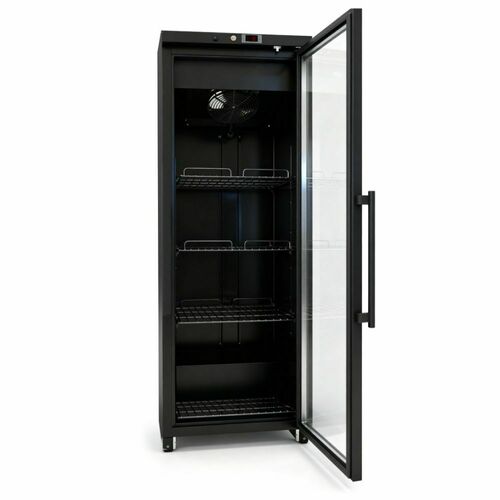 Szafa chłodnicza przeszklona, czarna 239L| PROBOX PXSR40VG BB