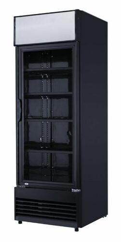 Szafa chłodnicza przeszklona czarna 382L | PROBOX PXLG 382BF BLACK