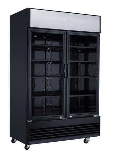 Szafa chłodnicza przeszklona czarna 800L | PROBOX PXLG 800 BLACK