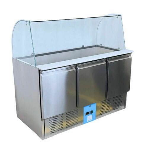 Stół chłodniczy 3-drzwiowy 368L | Ice Horizon S903CG