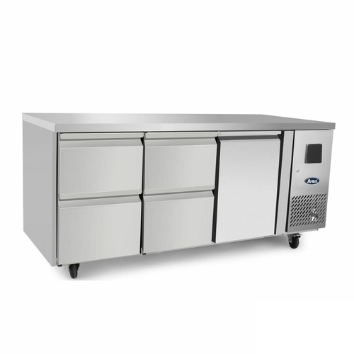 Stół chłodniczy 1-drzwiowy z szufladami 420L | Atosa EPF 3533GR