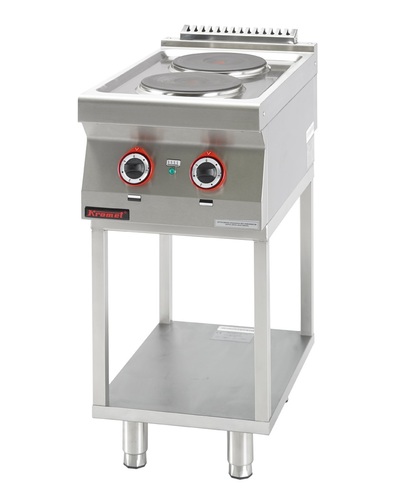 Trzon gastronomiczny elektryczny 2-płyty okrągłe 2x2,6kW na podstawie szkieletowej