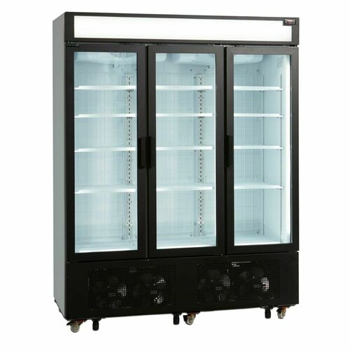 Szafa mroźnicza przeszklona 3-drzwiowa 1252L | UFSC1600GCP Tefcold 