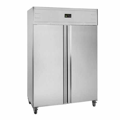 Szafa mroźnicza nierdzewna 2-drzwiowa GN2/1 | GUF140 Tefcold