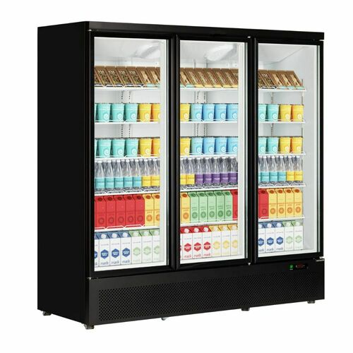 Szafa chłodnicza 3-drzwiowa przeszklona 1664L | Atom Maxi C3DB Tefcold