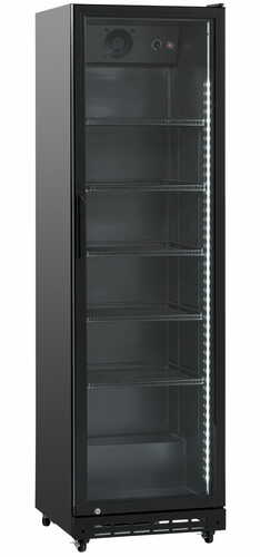 Szafa chłodnicza przeszklona | 392 l | SD430BE (RQ429-BLACK)