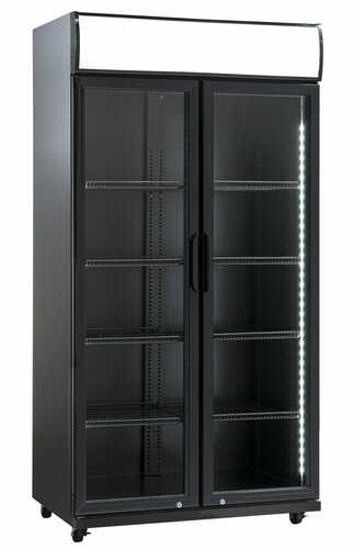 Szafa chłodnicza przeszklona SD881BHE| 2-drzwiowa | drzwi skrzydłowe | 569 l