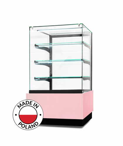 Witryna cukiernicza neutralna Dolce Visione  Neutro  Premium 700 | 700x670x1300 mm