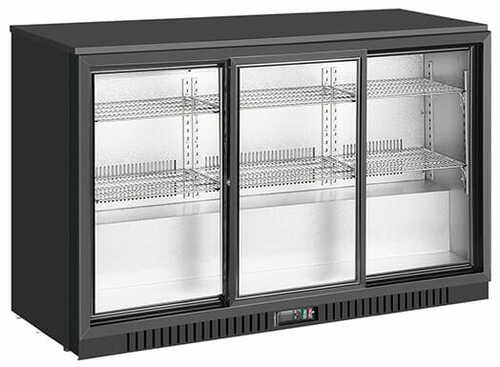 Barowa szafa chłodnicza | chłodziarka podblatowa | drzwi przesuwne | 3-drzwiowa | 308 l | SC311SLE (RQ-330SC)