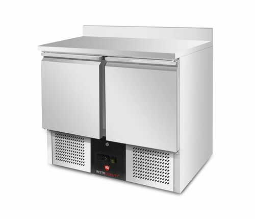 Stół chłodniczy 2-drzwiowy RQS901 | z rantem |  240 l | agregat dolny | 903x700x960 mm