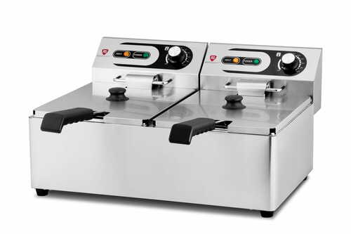 Frytownica elektryczna RQF6L2 | podwójna | 2x6 l | 2x3 kW