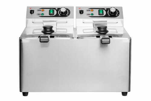 Frytownica elektryczna RQF8L2 | podwójna  | 2x 8 l | 2x 3 kW