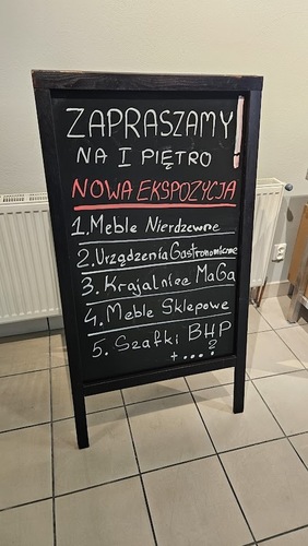 Potykacz drewniany z tablicą | POT-01 OUTLET