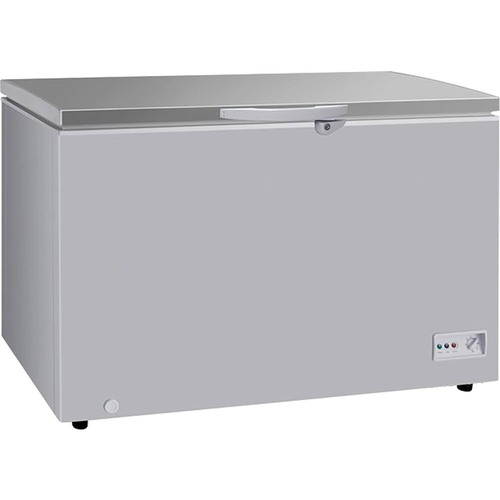 Zamrażarka skrzyniowa z pokrywą ze stali nierdzewnej 282L | Gredil 883281