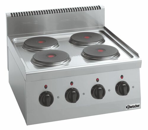 Kuchnia elektryczna 600, szer. 600 4PL, US | Bartscher 131734