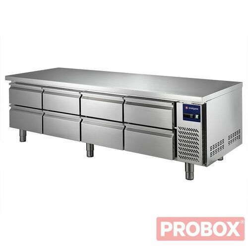 Podstawa chłodnicza, 8 szuflad 2000x700x650mm, 135 L | Stalgast 887446