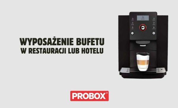 Profesjonalne wyposażenie bufetu w restauracji lub hotelu