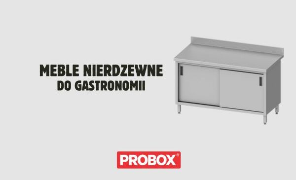 Meble nierdzewne do gastronomii
