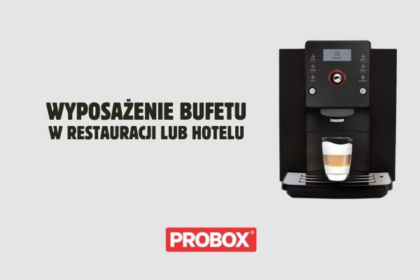 Profesjonalne wyposażenie bufetu w restauracji lub hotelu